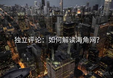 独立评论：如何解读海角网？