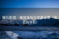 曜石影馆 · 播放体验与字幕设置（非官网导航）