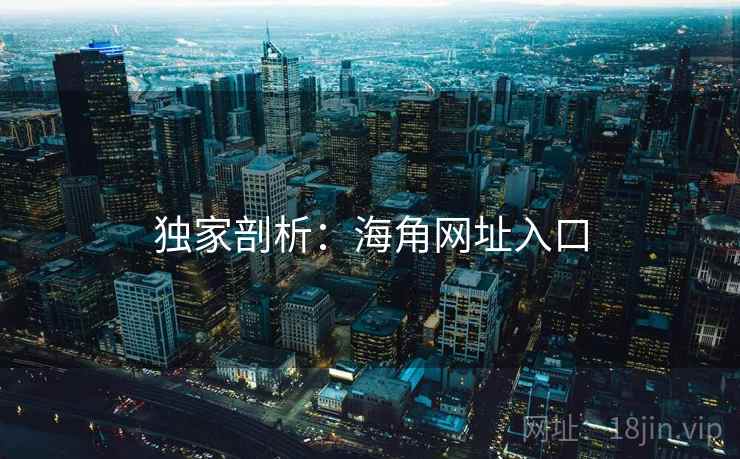 独家剖析：海角网址入口